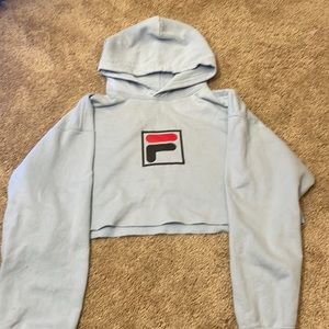 Fila cropped hoodie